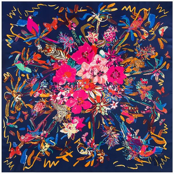Élégant bandana à thème animalier