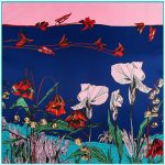 Bandana Fleurie Design Peinture