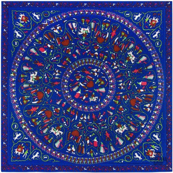 Bandana unique avec design peinture coloré