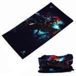 Bandana pirate squelette élastique pour un style audacieux