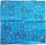 bandana puzzle bleu 2