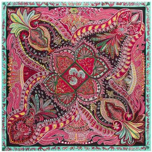 Bandana coloré aux motifs de fleurs