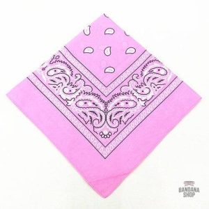 Accessoire mode homme : bandana rose