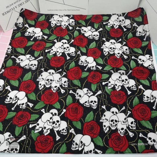 bandana rose mortelle 2
