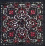Accessoire tendance, bandana homme en teinte rose sacré