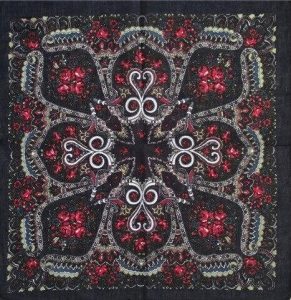 Accessoire tendance, bandana homme en teinte rose sacré