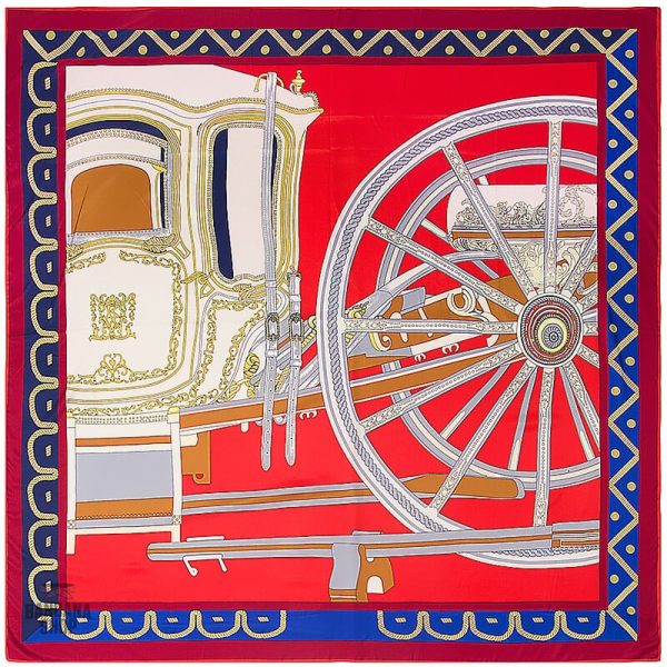 Bandana élégant avec motif Roue de Carrosse pour tous les jours