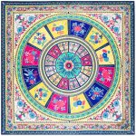 Élégant Bandana Roue Fleurie