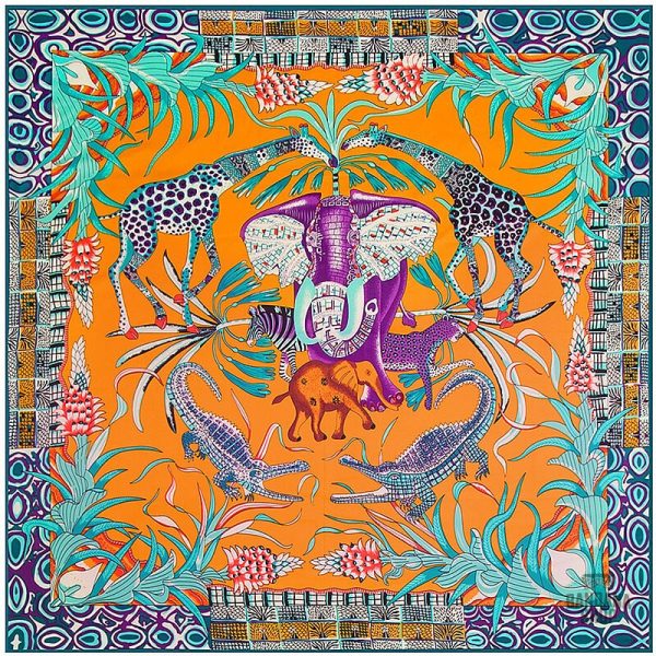 Accessoire mode bandana motif savane