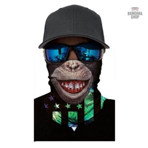 Bandana Singe élastique, style amusant pour tous