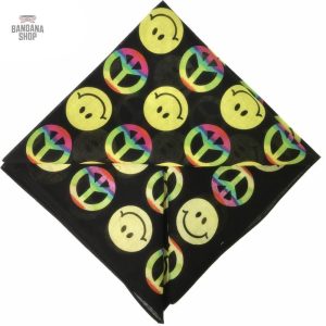 Accessoire tendance : Bandana homme Smiley,