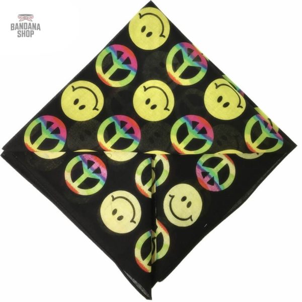 Accessoire tendance : Bandana homme Smiley,