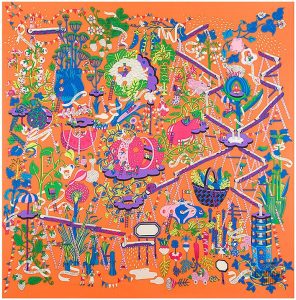 Bandana en soie design