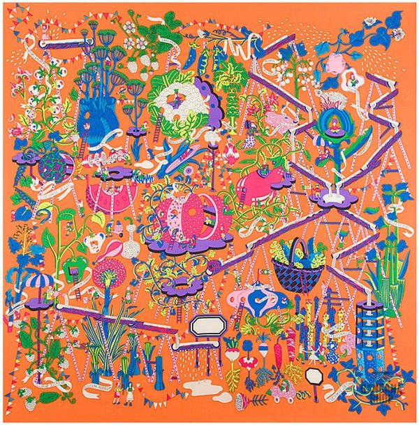 Bandana en soie design