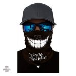 Variété de bandana élastique avec motif sourire