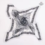 Bandana homme blanc avec design Souverain,