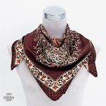 Accessoire mode homme : Bandana marron élégant