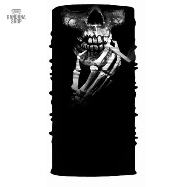 Bandana Squelette Fumeur élastique