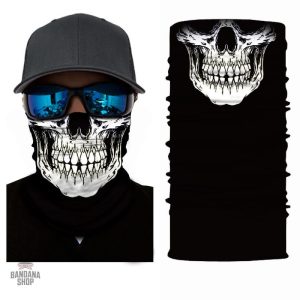 Bandana élastique à thème infernal, parfait pour les amateurs de style