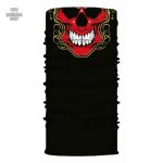 Bandana Squelette Rouge élastique pour un style unique