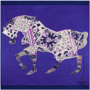 Bandana coloré avec motifs Picasso, style audacieux