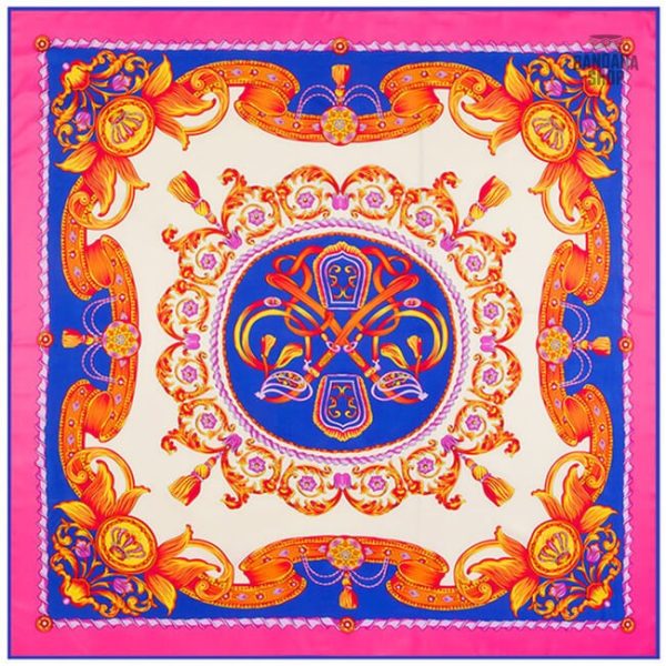 Bandana élégant au motif impérial distinctif