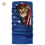 Bandana Tête de Chat Élastique