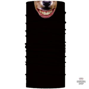 Bandana Tête de Chien Fun élastique pour un look décontracté