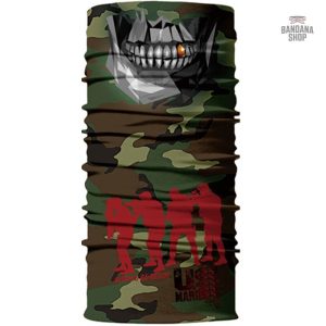 Bandana Militaire Tête de Mort Élastique