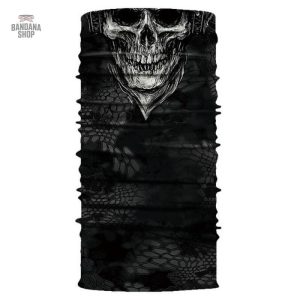 Bandana Tête de Mort Bandit élastique