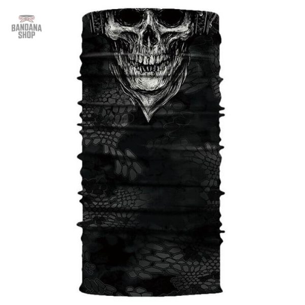 Bandana Tête de Mort Bandit élastique