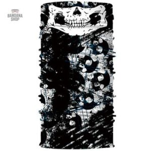 Bandana Tête de Mort British élastique pour un style unique