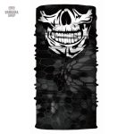 Bandana Tête de mort Carbone