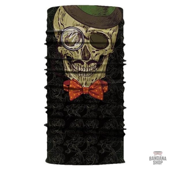 bandana-tete-de-mort-elegante-1 Bandana Tête de Mort Élégante en élastique