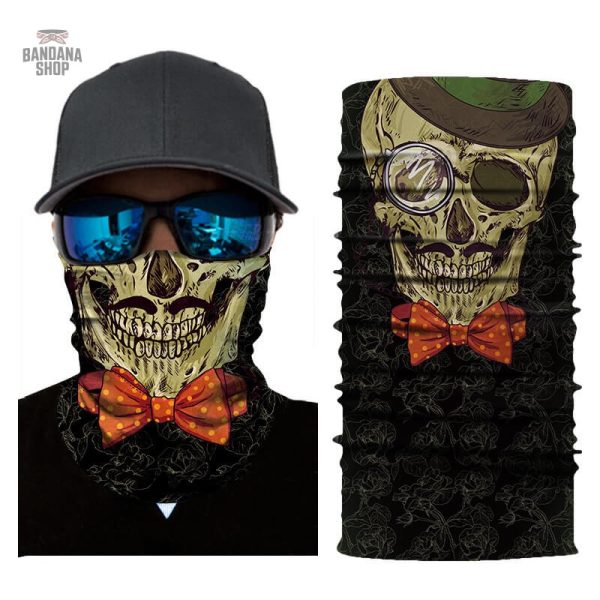 Bandana Élégant avec motif tête de mort