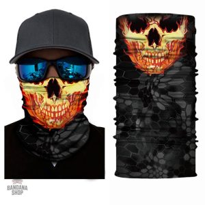 Accessoire tendance : Bandana Tête de mort coloré