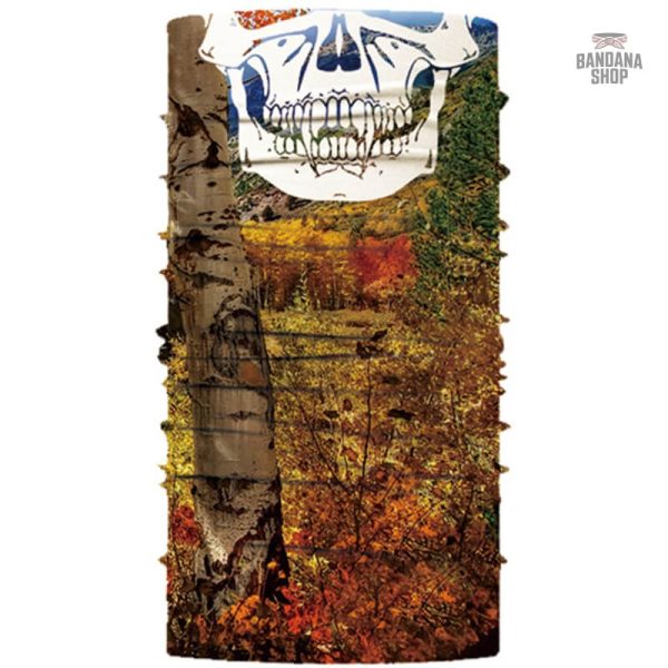 Bandana Tête de Mort Forêt élastique de