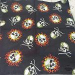 Bandana homme avec motif tête de mort fusion