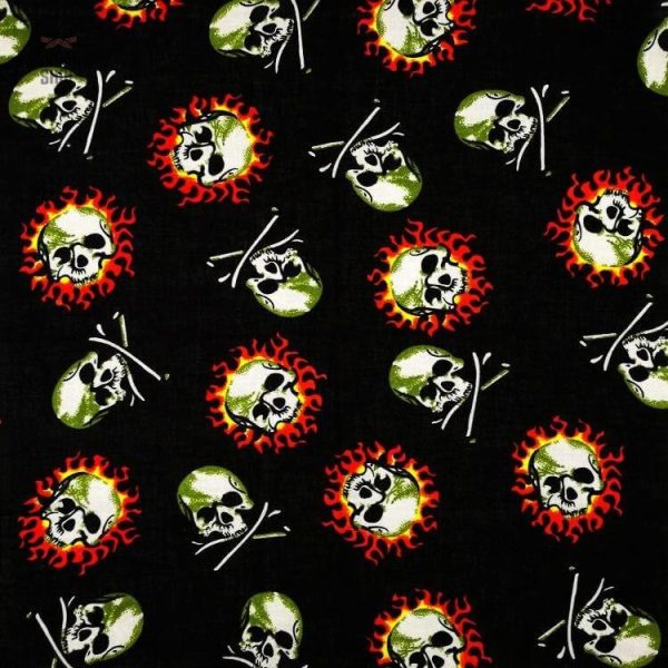 Accessoire tendance : bandana tête de mort pour homme