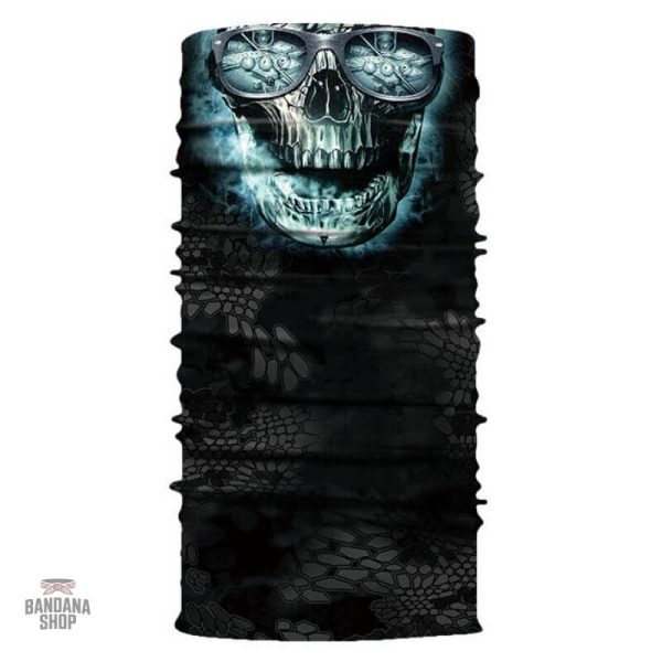 bandana-tete-de-mort-glaciale-1 Bandana Tête de Mort Glaciale élastique