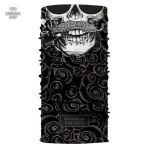 Bandana Tête de Mort Hipster Élastique