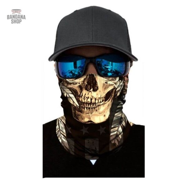 bandana tete de mort indien 2