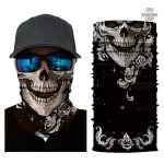 Style original avec le Bandana élastique tête de mort