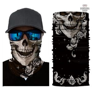 Style original avec le Bandana élastique tête de mort