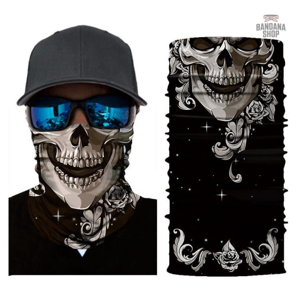Style original avec le Bandana élastique tête de mort