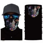 Bandana Élastique avec motif Tête de Mort Mécanique
