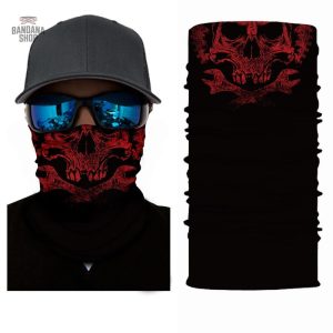 Bandana Mécano Tête de Mort pour un style unique