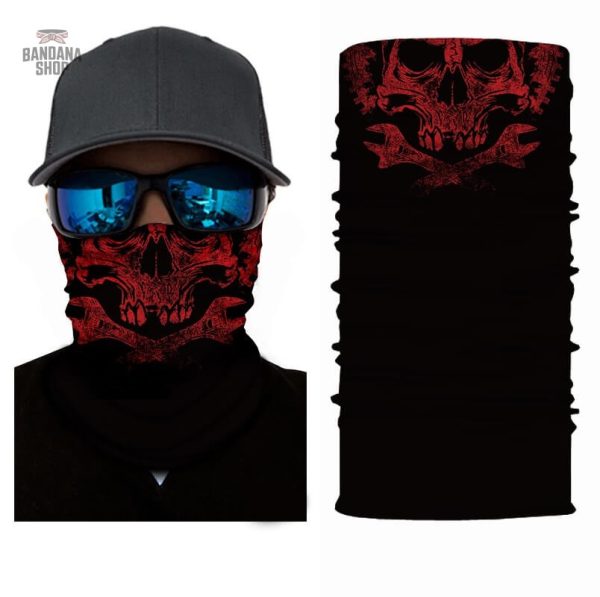 Bandana Mécano Tête de Mort pour un style unique