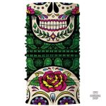 Bandana Tête de Mort Mexicaine élastique
