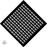 Bandana tête de mort pirate pour homme